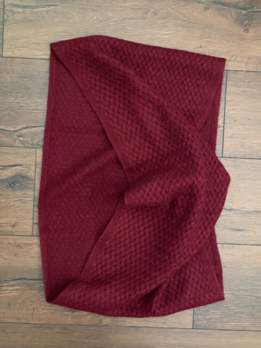 Isaac Mizrahi Live Cashmere Basketweave Infinity Scarf